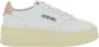 Autry Low-Top Sneakers White Leather Platform Low Sneakers in wit - Thumbnail 1