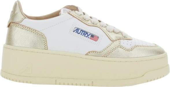 Autry Witte Platform Sneakers