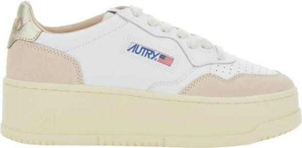 Autry Witte Platform Sneakers