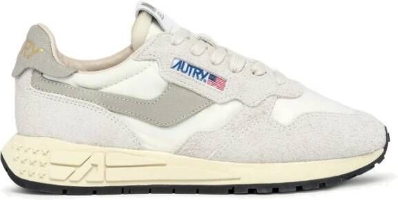 Autry Witte platte schoenen White Heren