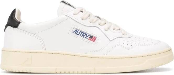 Autry Witte platte schoenen White Heren