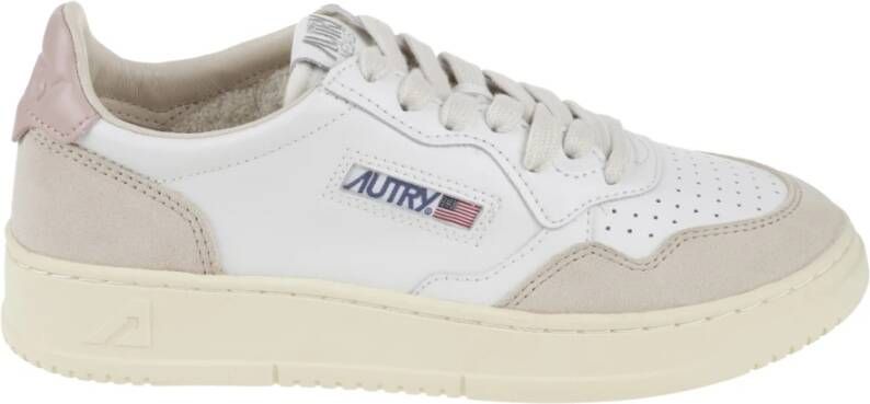 Autry Witte Platte Sneakers White Dames