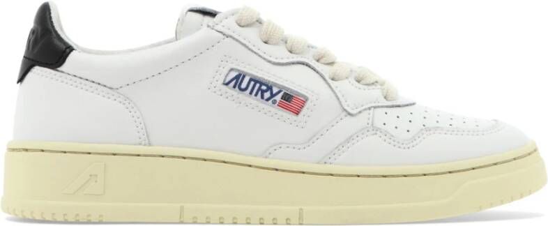 Autry Witte Sneakers Jaren 80 Stijl Leer
