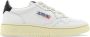 Autry Vintage-geïnspireerde leren sneaker in wit - Thumbnail 3