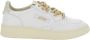 Autry Sneakers Medalist Low W White Gold Lurex - Thumbnail 1
