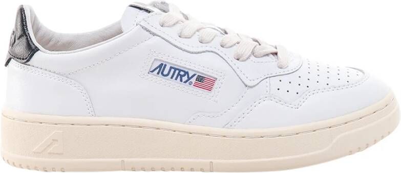 Autry Witte Sneakers met Geborduurd Logo
