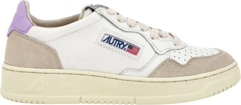 Autry Witte Medalist Sneakers met Logo Patch Multicolor Dames - Foto 4