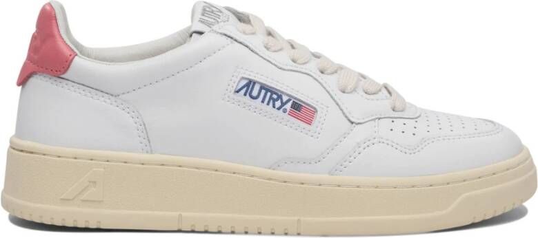Autry Witte Sneakers met Metalen Hiel