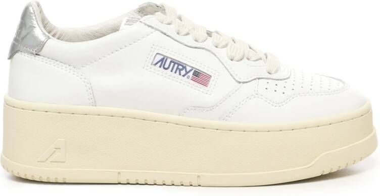 Autry Witte Sneakers met Geperforeerde Details - Foto 2