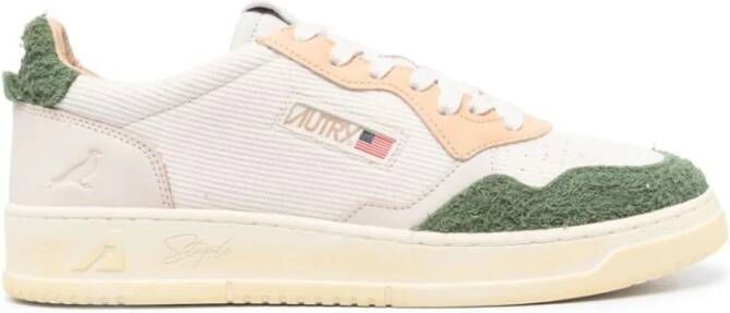 Autry Witte Sneakers met Staple Design White Heren