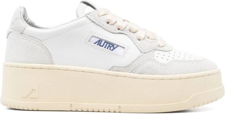 Autry Witte Sneakers met Stijlvol Ontwerp