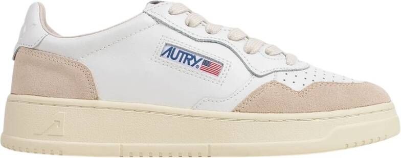 Autry Witte Sneakers met Vintage Tennisstijl White Heren