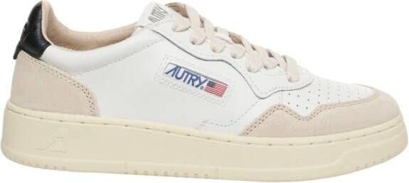 Autry Witte Sneakers Vintage Design Comfortabele Zool