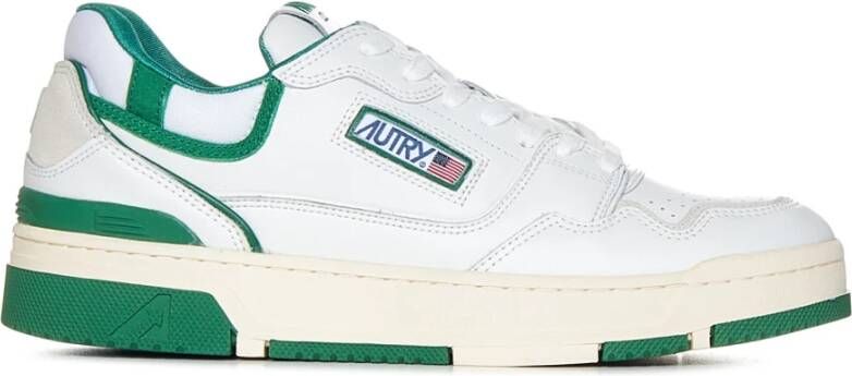 Autry Leren Sneakers met TPU Details en Suede Inzetstukken Multicolor Heren