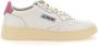 Autry Witte Mauve Lage Sneaker met Leren Tong White Dames - Thumbnail 11