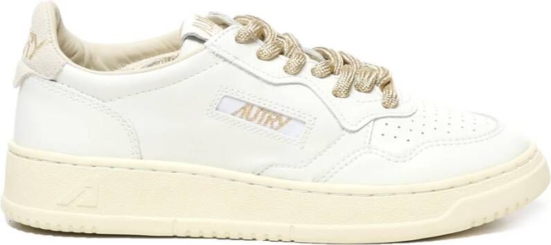 Autry Fashionable Comfortable Leather Upper Low Top Sneakers Wo White - Foto 2