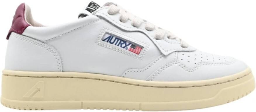 Autry Witte Vintage Lage Top Sneakers White Dames
