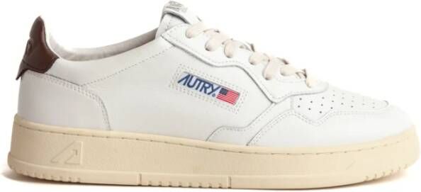 Autry Witte Vintage Leren Sneakers White Heren