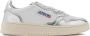 Autry Witte Zilveren Leren Sneakers White Dames - Thumbnail 1