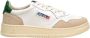 Autry Witte Groene Leren Sneakers met Suède Details White Heren - Thumbnail 1