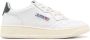 Autry Witte Zwarte leren sneakers met logo patch Beige Dames - Thumbnail 1