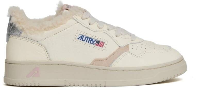 Autry Zilver Zwart Poeder Sneakers