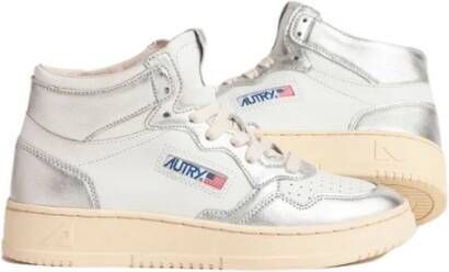 Autry Zilveren Medalist Mid Sneaker Gray Dames