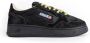 Autry Zwarte Kalfshaar Vetersluiting Sneakers - Thumbnail 1