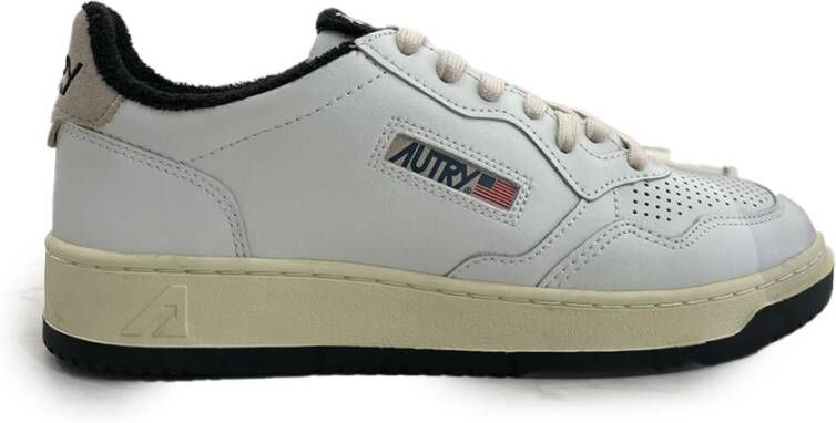 Autry Stijlvolle Sneakers voor Mannen Beige Heren