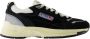 Autry Zwarte Leren Sneakers Hyperway Stijl - Thumbnail 1