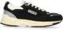 Autry Zwarte Leren Sneakers met Technische Stof - Thumbnail 1