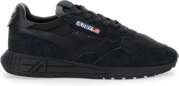 Autry Zwarte Sneakers Reelwind