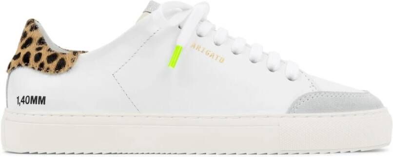 Axel Arigato Handgemaakte Luipaardprint Sneakers voor Vrouwen White Dames