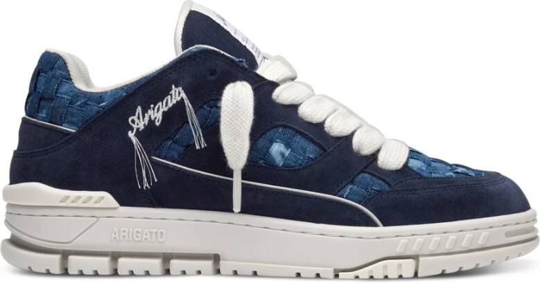 Axel Arigato Area Lo Geweven Sneaker Blue Heren