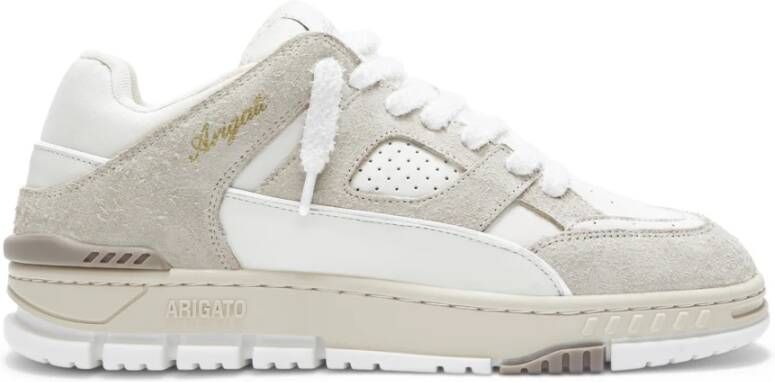 Axel Arigato Area Lo sneaker van leer met suède details