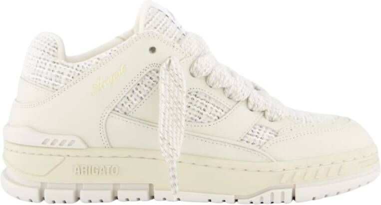 Axel Arigato Area Lo sneaker van leer en ingeweven structuur