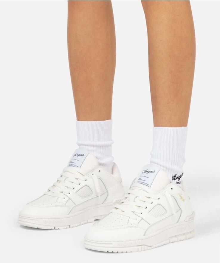 Axel Arigato Witte Leren Sneakers met Logodetail White Dames - Foto 2