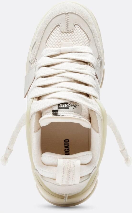 Axel Arigato Area Patchwork sneaker van mesh met leren details
