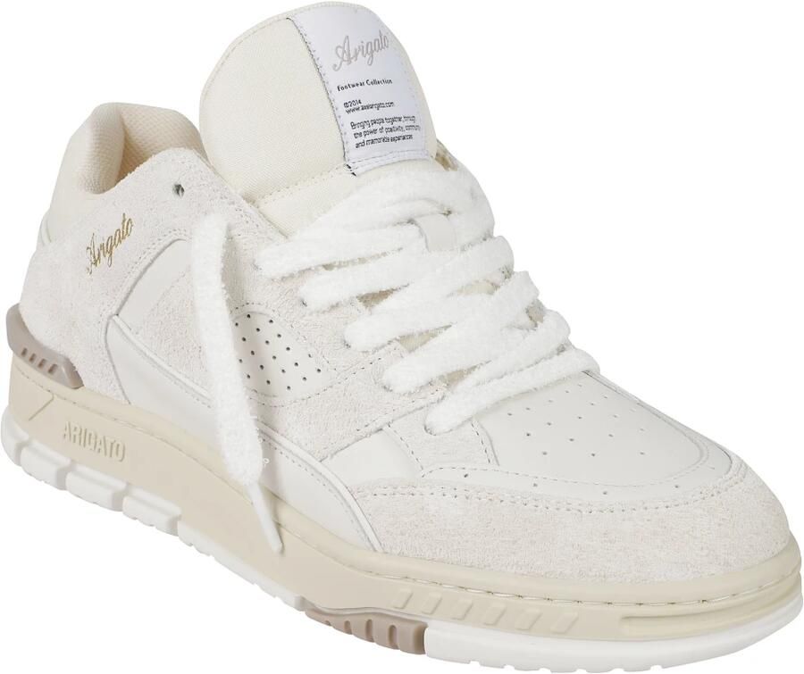 Axel Arigato Area Lo sneaker van leer met suède details