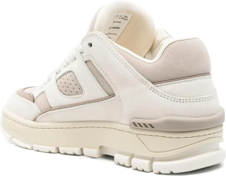Axel Arigato Beige Veterschoenen met Geperforeerde Neus