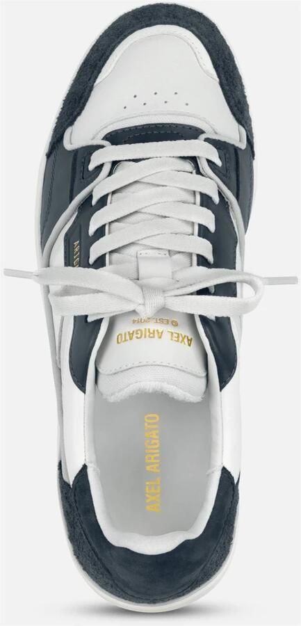 Axel Arigato Suède Gepaneleerde Leren Sneakers met Geperforeerde Details Black Heren - Foto 2