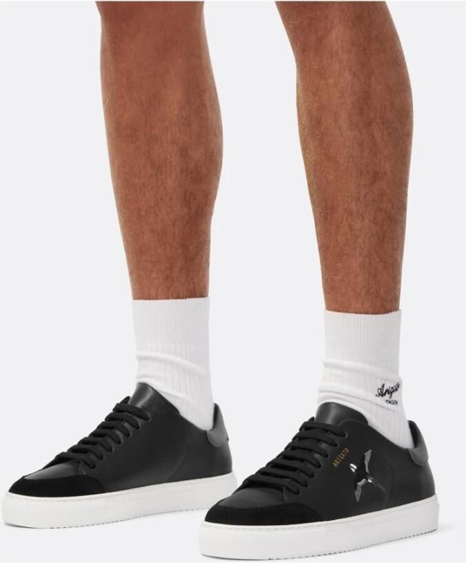 Axel Arigato Zwarte Donkergrijze Sneakers Clean 90 Black Heren - Foto 2