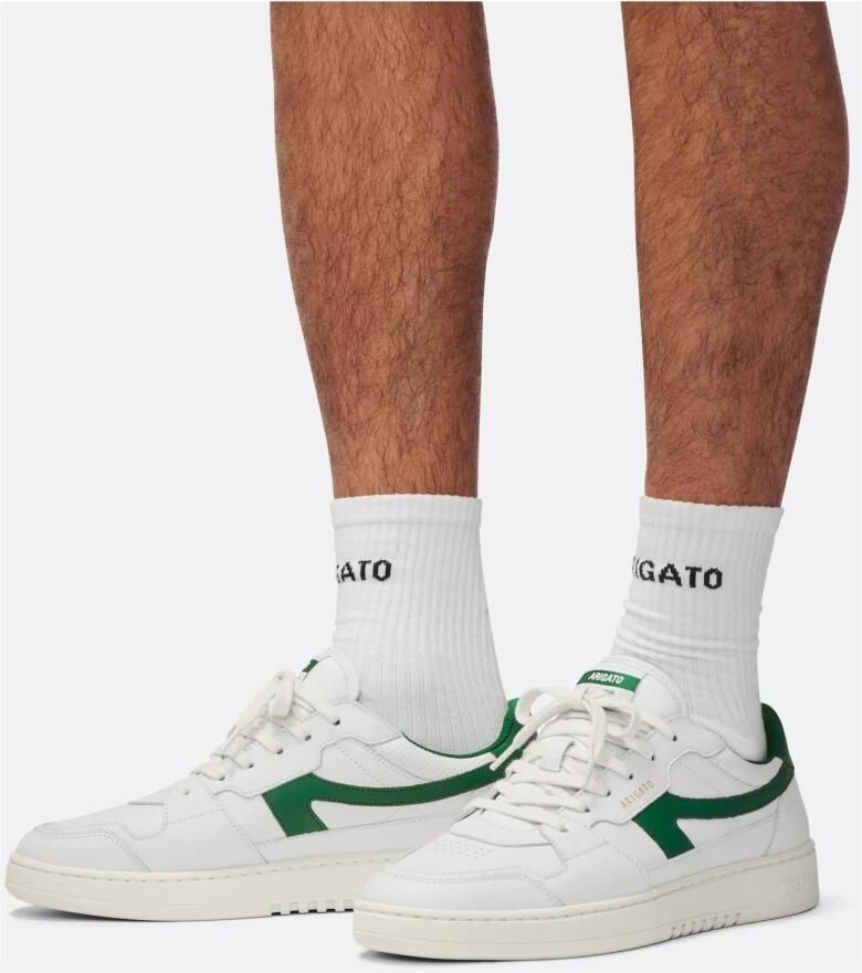Axel Arigato Dice A Sneakers Leer Wit Groen White Heren - Foto 2