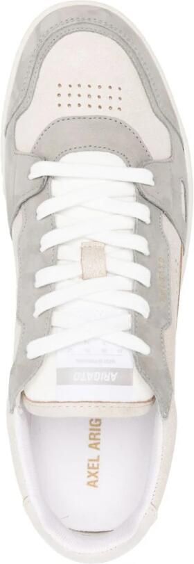Axel Arigato Witte Sneakers met Lage Top en Groen en Wit Leer White Dames - Foto 4