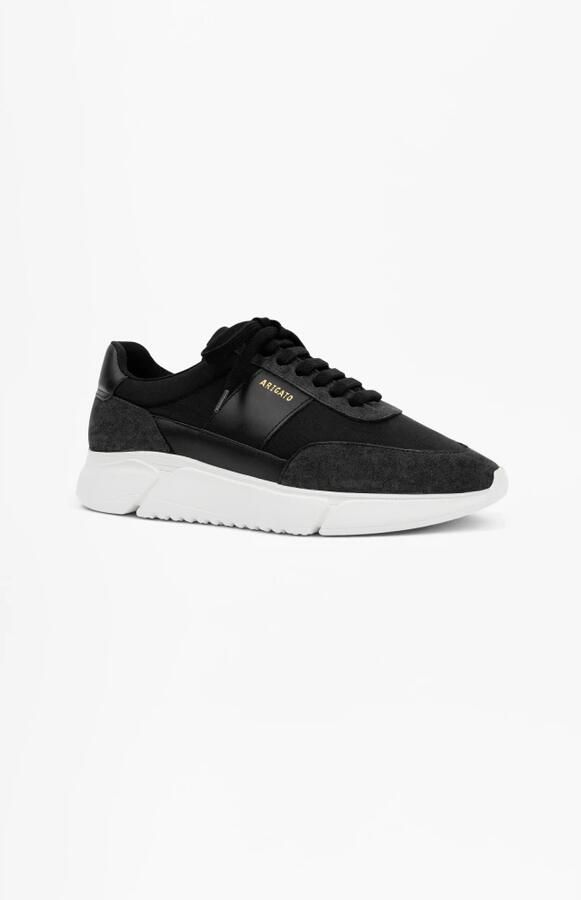 Axel Arigato Vintage Runner leren sneakers met suède Black Heren - Foto 6