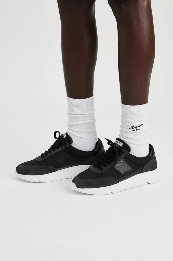 Axel Arigato Vintage Runner leren sneakers met suède Black Heren - Foto 5
