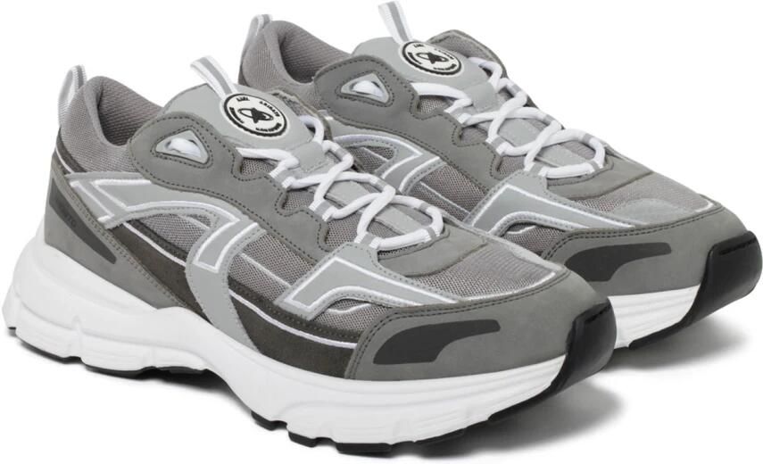 Axel Arigato Grijze Leren Marathon R-Trail Chunky Sneakers Grijs Heren - Foto 3