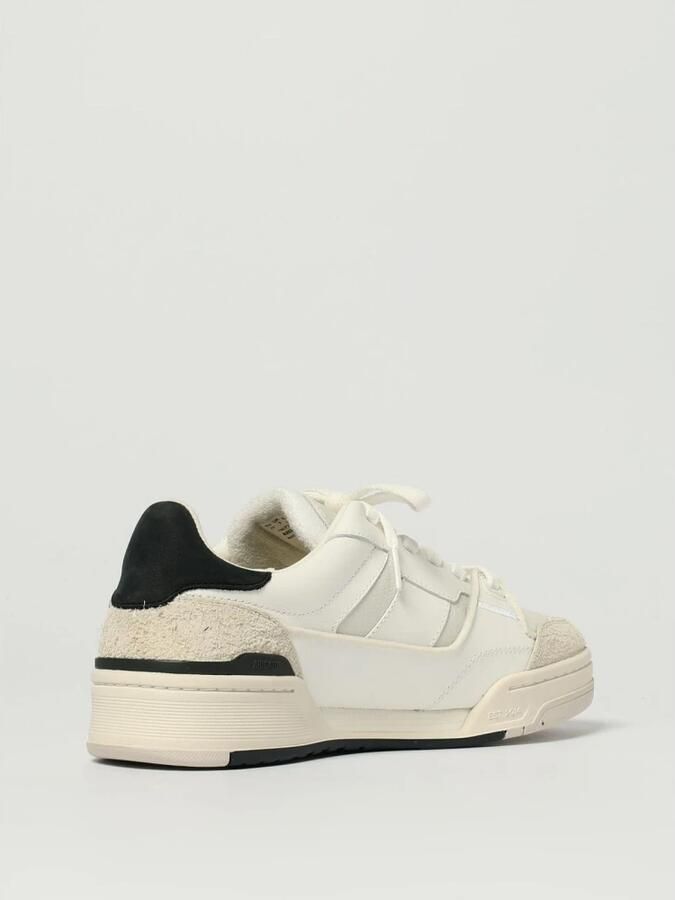 Axel Arigato Leren sneakers met suède panelen en geperforeerde details White Heren