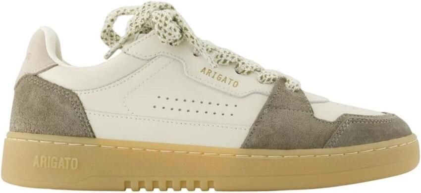 Axel Arigato Lage leren en suède panel sneakers