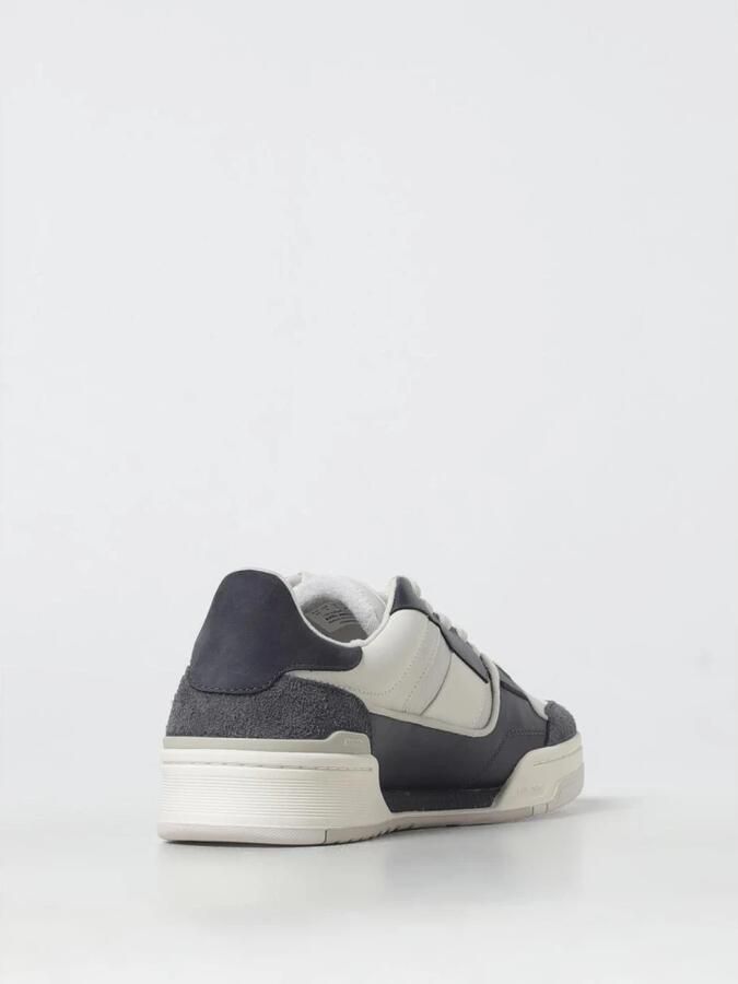 Axel Arigato Suède Gepaneleerde Leren Sneakers met Geperforeerde Details Black Heren